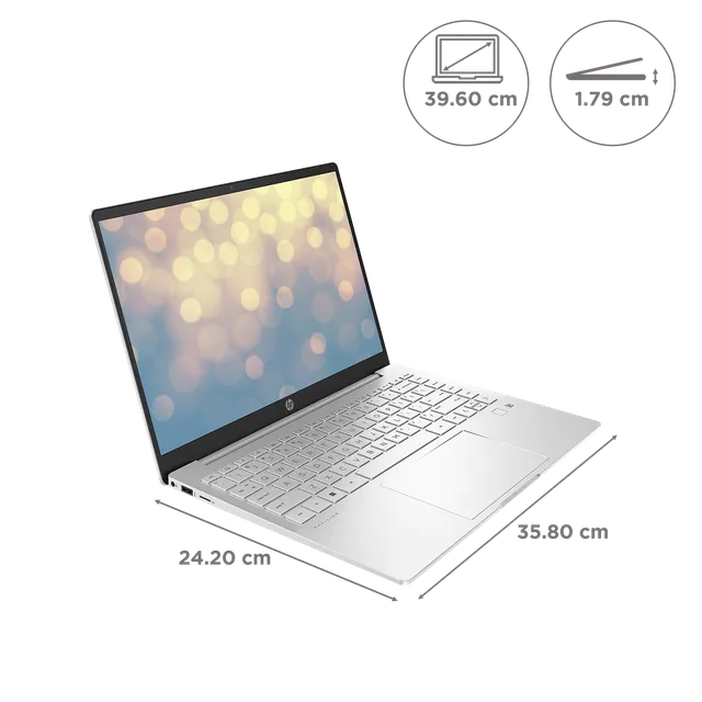 HP 15s-fr5009TU Intel Core i3 12th Gen Laptop (8GB, 512GB SSD, Windows 11 Home, 15.6 inch FHD Display, MS Office 2021, Natural Silver, 1.69 KG)